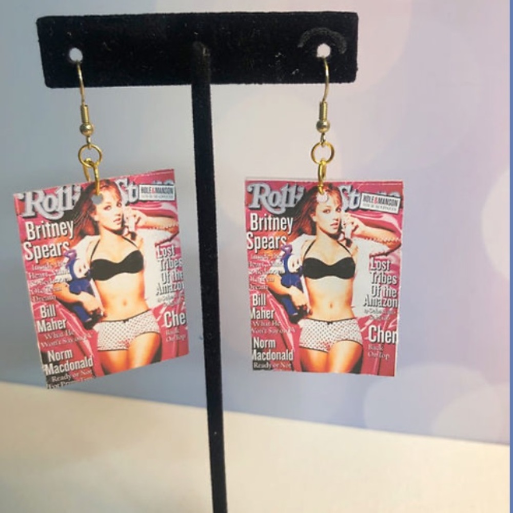 Britney | 🛁 Rolling Stone magazine earrings